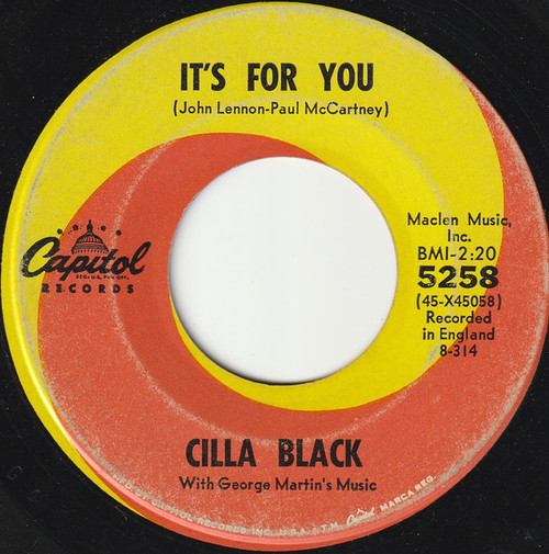Cilla Black - It's For You (7")