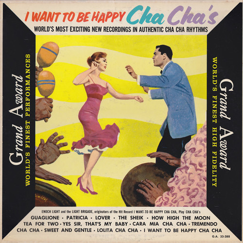 Enoch Light And The Light Brigade - I Want To Be Happy Cha Chas (LP, Album, Mono)