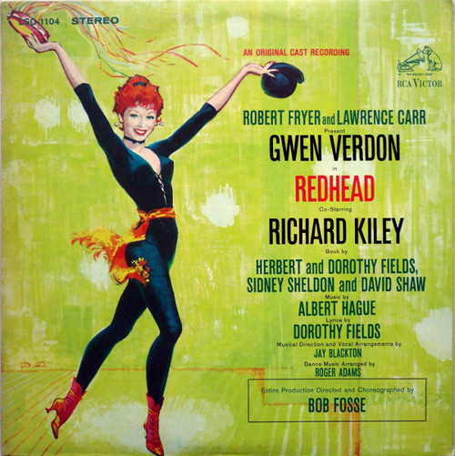 Gwen Verdon, Richard Kiley - Redhead (An Original Cast Recording) (LP, RE)