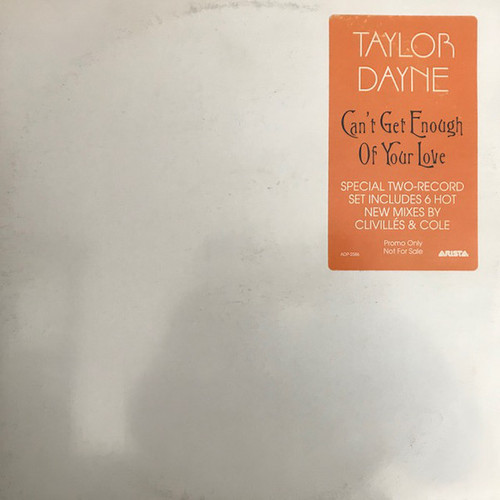 Taylor Dayne - Can't Get Enough Of Your Love (2x12", Promo, Gat)