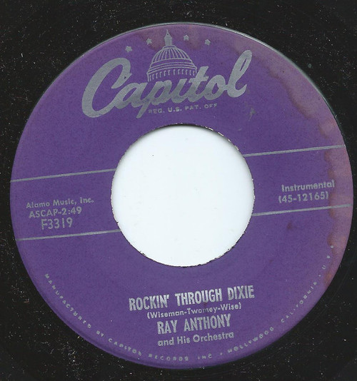 Ray Anthony & His Orchestra - Rockin' Through Dixie / Bullfighter's Lament (7", Single, Mono)