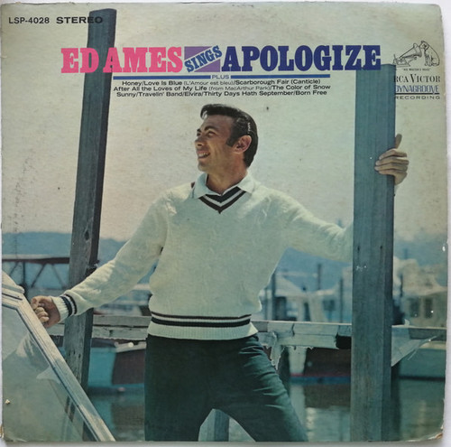 Ed Ames - Ed Ames Sings Apologize - RCA Victor - LSP-4028 - LP, Album 889608094