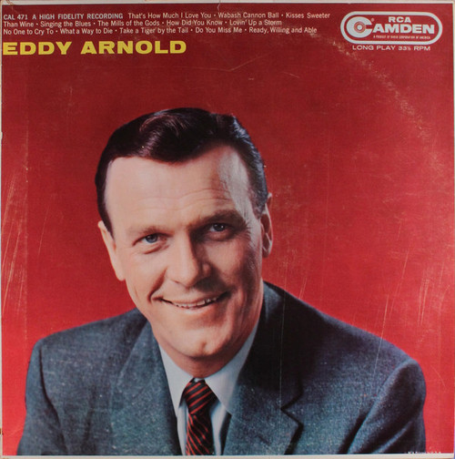 Eddy Arnold - Eddy Arnold - RCA Camden, RCA Camden - CAL 471, CAL-471 - LP, Album, Mono, RP, Ind 889640382