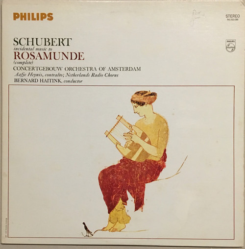 Schubert* / Bernard Haitink, Concertgebouw Orchestra Of Amsterdam*, Netherlands Radio Chorus*, Aafje Heynis - Incidental Music To Rosamunde (Complete) (LP, Album, Promo)