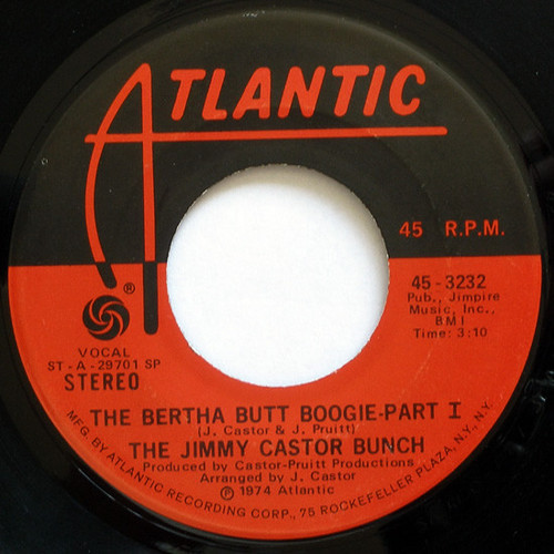 The Jimmy Castor Bunch - The Bertha Butt Boogie (7", Single, SP )