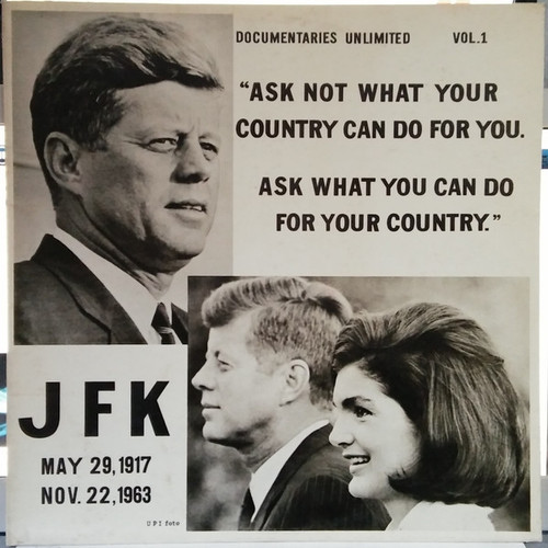 No Artist - JFK-The Man, The President (LP, Album, Styrene)