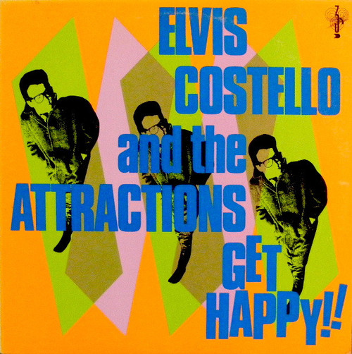 Elvis Costello And The Attractions* - Get Happy!! (LP, Album)