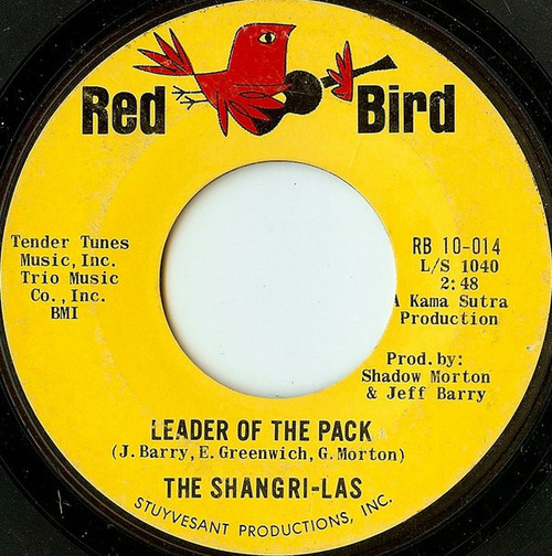The Shangri-Las - Leader Of The Pack / What Is Love - Red Bird - RB 10-014 - 7", Styrene, She 892496412
