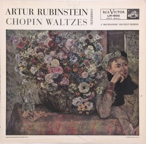 Fr√©d√©ric Chopin, Arthur Rubinstein - Chopin Waltzes - RCA Victor Red Seal - LM-1892 - LP, Album 892504943