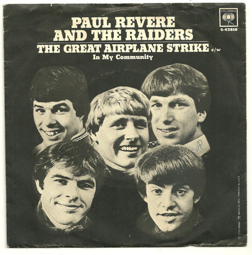 Paul Revere & The Raiders - The Great Airplane Strike / In My Community - Columbia - 4-43810 - 7", Single 892506318