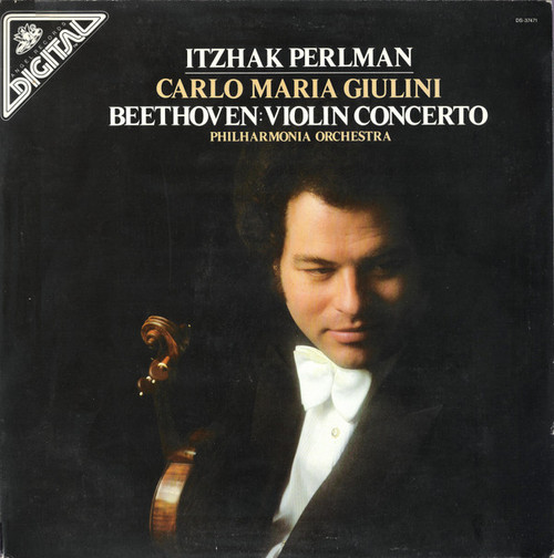 Beethoven* - Itzhak Perlman, Carlo Maria Giulini, Philharmonia Orchestra - Violin Concerto (LP, Album)