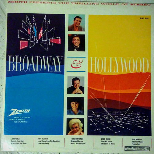 Various - Zenith Presents Broadway And Hollywood (LP, Comp, Ltd)