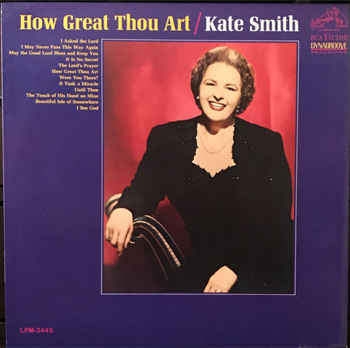 Kate Smith (2) - How Great Thou Art (LP, Album, Mono)