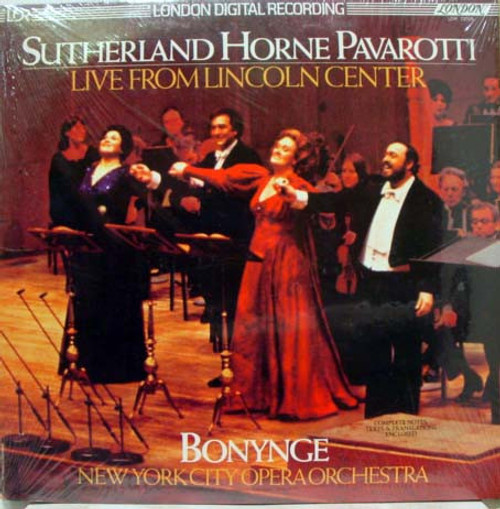 Bonynge*, Sutherland*, Horne*, Pavarotti*, New York City Opera Orchestra - Live From Lincoln Center (2xLP, Album, Gat)