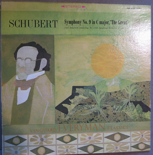 Schubert*, Carl Schuricht Conducting The SDR Symphony Orchestra of Stuttgart* - Symphony No. 9 In C Major, "The Great" (LP, Album, Pit)