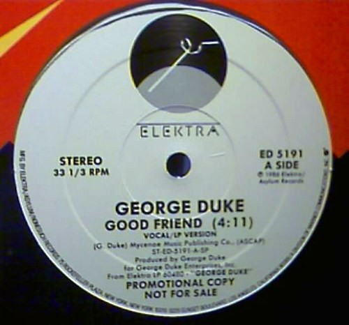 George Duke - Good Friend (12", Single, Promo)