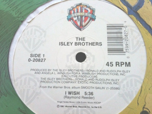 The Isley Brothers - I Wish (12")