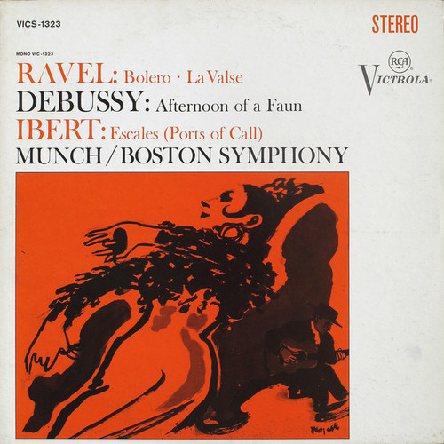 Debussy* / Ravel* / Ibert* - Charles Munch, Boston Symphony Orchestra - Bolero / La Valse / Afternoon Of A Faun / Escales (LP, Pin)
