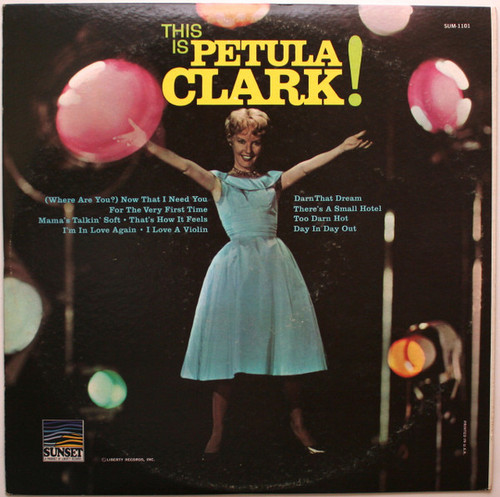 Petula Clark - This Is Petula Clark ! - Sunset Records - SUM1101 - LP, Album, Mono 897057878
