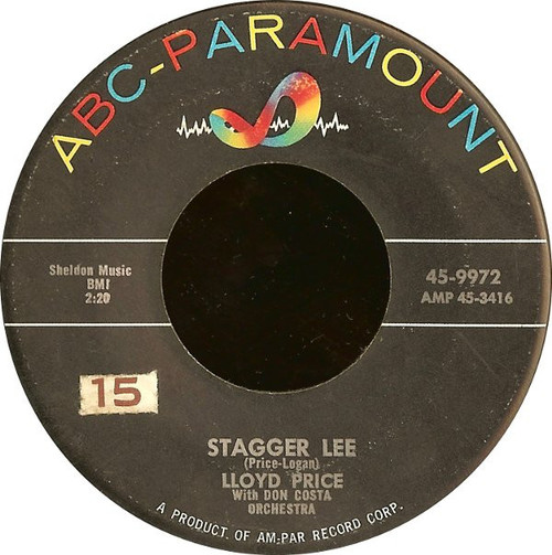 Lloyd Price With Don Costa Orchestra - Stagger Lee  - ABC-Paramount - 45-9972 - 7", Single 897060403