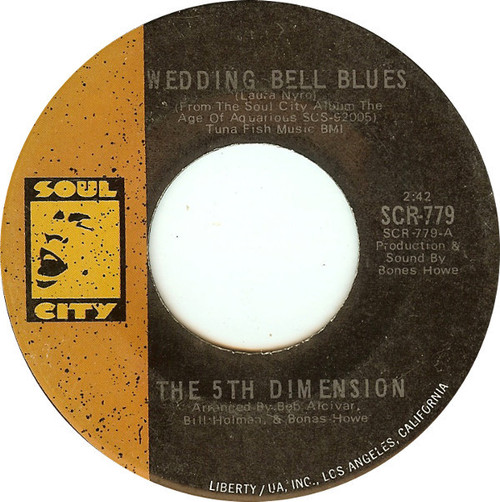 The 5th Dimension* - Wedding Bell Blues (7", Single)