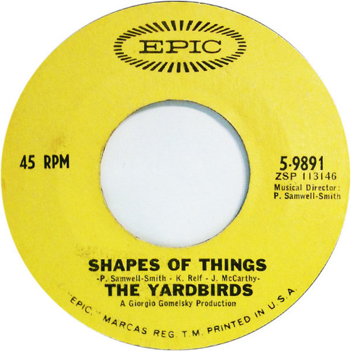 The Yardbirds - Shapes Of Things / I'm Not Talking (7", Single, Styrene)