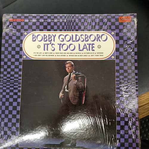 Bobby Goldsboro - It's Too Late - United Artists Records - UAS 6486 - LP, Album 897471788