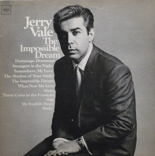 Jerry Vale - The Impossible Dream (LP, Album, Mono)