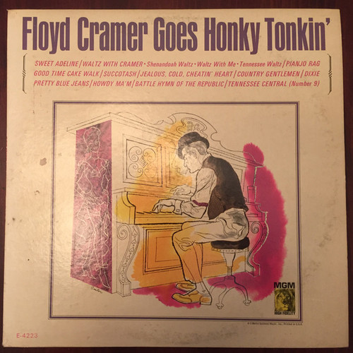 Floyd Cramer - Goes Honky Tonkin' (LP, Album, Mono, RE)