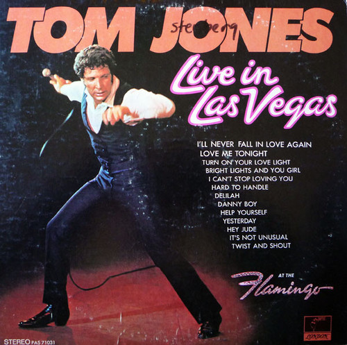 Tom Jones - Live In Las Vegas (LP, Album)