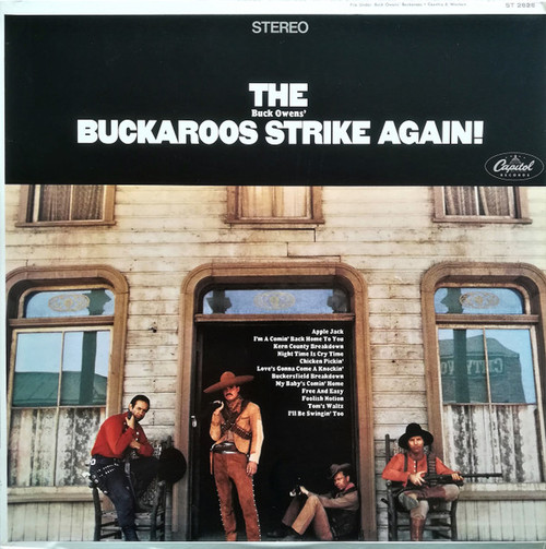 Buck Owens' Buckaroos - The Buck Owens' Buckaroos Strike Again! (LP, Album, Scr)