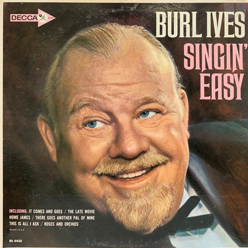 Burl Ives - Singin' Easy (LP, Album, Mono)
