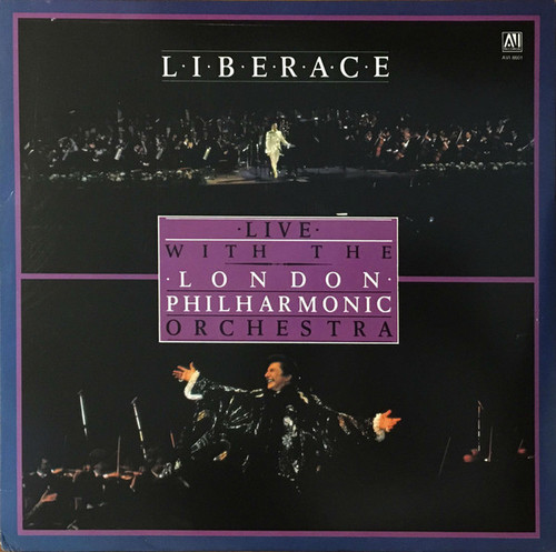 Liberace - Live With The London Philharmonic (LP, Album)