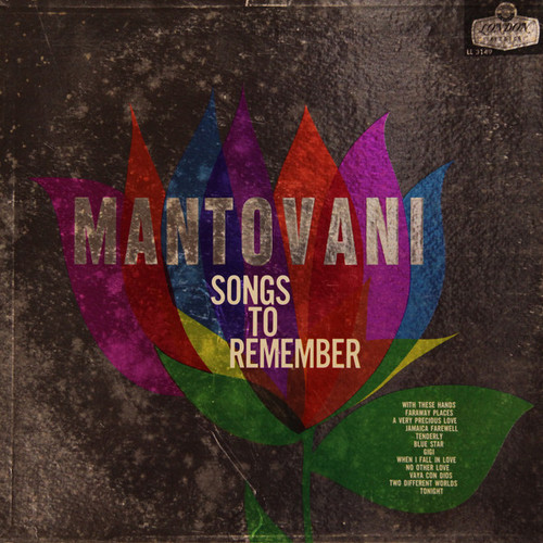 Mantovani And His Orchestra - Songs To Remember - London records - LL 3149 - LP, Mono 903133805