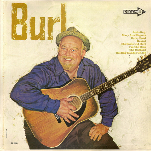 Burl Ives - Burl (LP, Album, Mono, Pin)