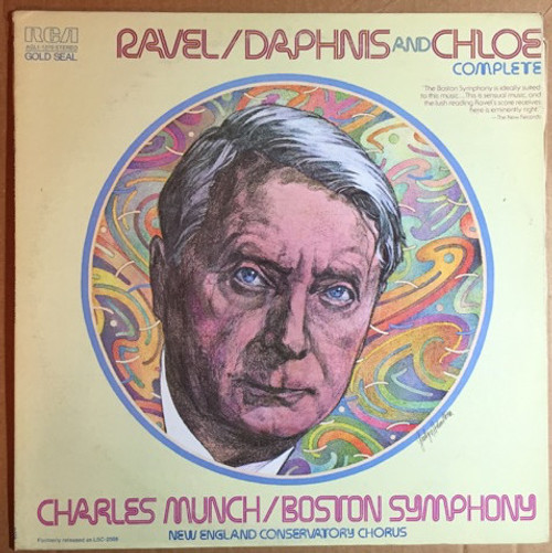 Ravel* - Charles Munch, Boston Symphony Orchestra - Daphnis And Chloe Complete (LP)