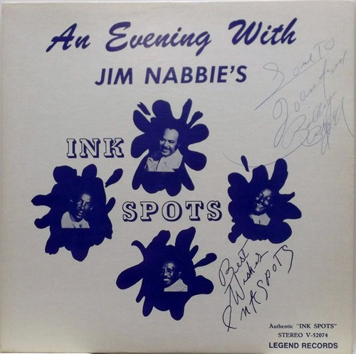 Jim Nabbie 's The Ink Spots - An Evening With Jim Nabbie's Ink Spots - Legend Records (12) - V-52074 - LP, Album 904236937