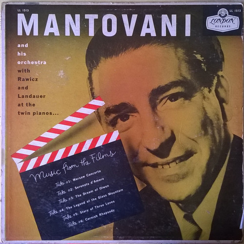 Mantovani And His Orchestra - Music From The Films (LP)