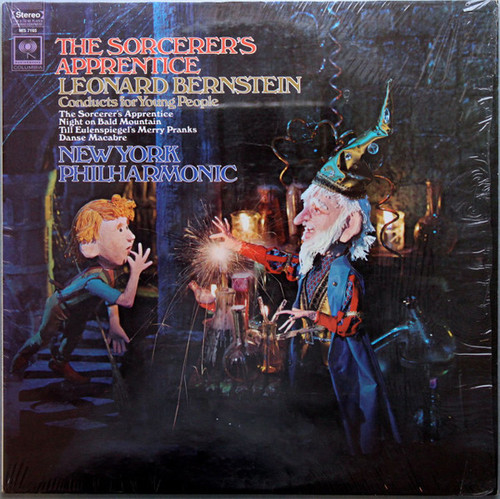 Leonard Bernstein, New York Philharmonic* - The Sorcerer's Apprentice (Leonard Bernstein Conducts For Young People) (LP, Pit)