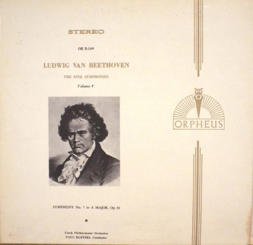 Ludwig van Beethoven /  Czech Philharmonic Orchestra*, Paul Kletzki - The Nine Symphonies Volume V: Symphony No. 7 In A Major, Op. 92  (LP)