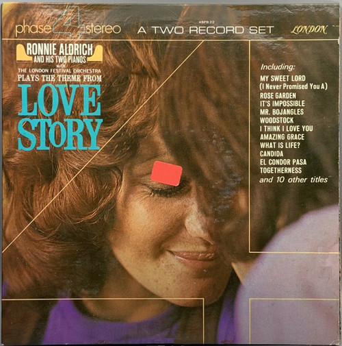 Ronnie Aldrich And His Two Pianos - Love Story (2xLP, Club)