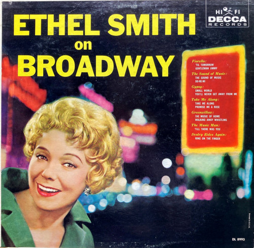 Ethel Smith - On Broadway (LP, Album, Mono)
