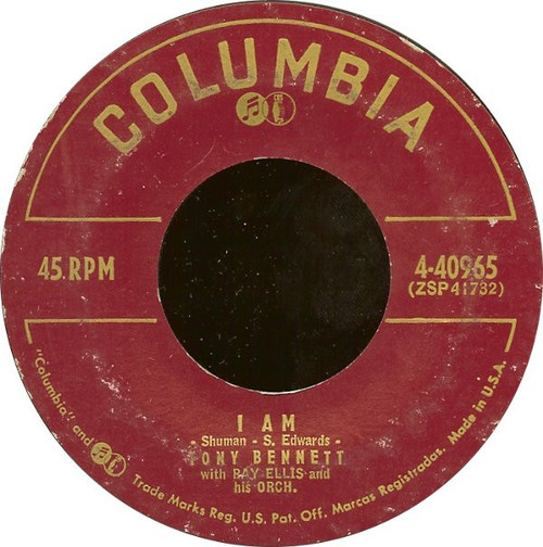 Tony Bennett - I Am  (7", Single)