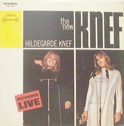 Hildegard Knef - The New Knef - Recorded Live (LP, Album)