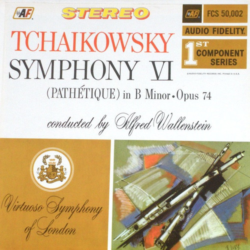Tchaikowsky*, Virtuoso Symphony Of London Conducted By Alfred Wallenstein - Symphony VI (Pathétique) In B Minor • Opus 74 (LP, Album)