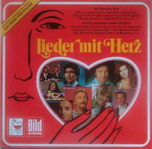 Various - Lieder Mit Herz (LP, Comp)
