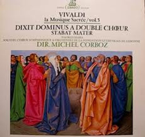 Vivaldi* / Naoko Ihara, Solistes, Choeur Symphonique & Orchestre De La Fondation Gulbenkian De Lisbonne*, Michel Corboz - Dixit Dominus A Double Choeur - Stabat Mater (LP, Album, RE, Gat)