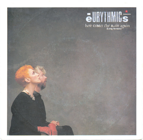 Eurythmics - Here Comes The Rain Again (Long Version) (7", Single, Styrene, Mon)