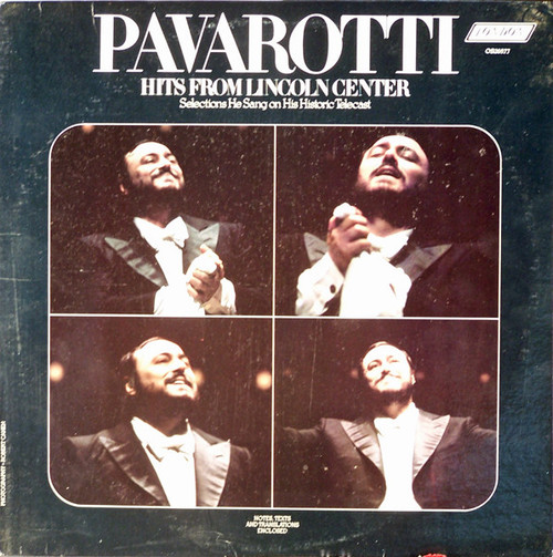 Pavarotti* - Hits From Lincoln Center (LP, Album)