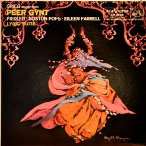 Edvard Grieg - Arthur Fiedler, The Boston Pops Orchestra, Eileen Farrell - Music From Peer Gynt / Lyric Suite - RCA Victor Red Seal - LM-2125 - LP, Album, Mono 909401217